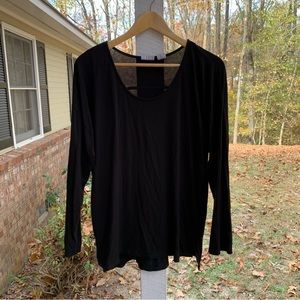 Beacon Cove Black Tunic Top